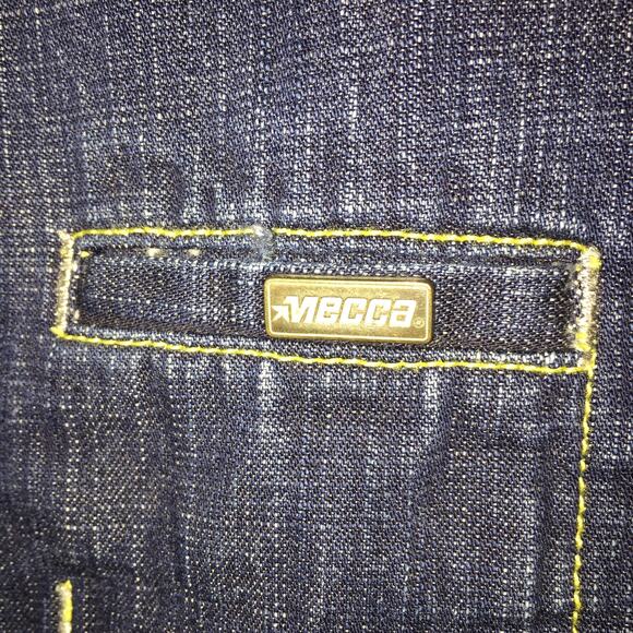 Men's MECCA Denim Jacket size L flaws - Picture 11 of 13